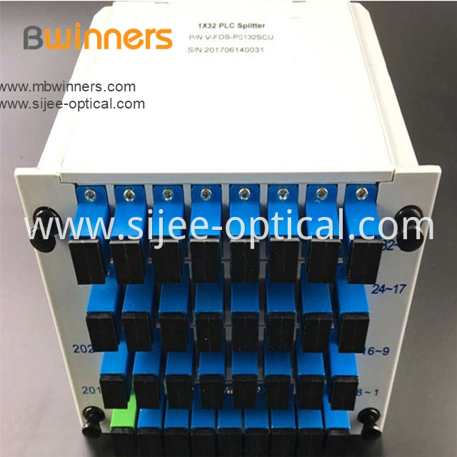 Insertion Module 1x32 Plc Splitter With Sc Upc Connector